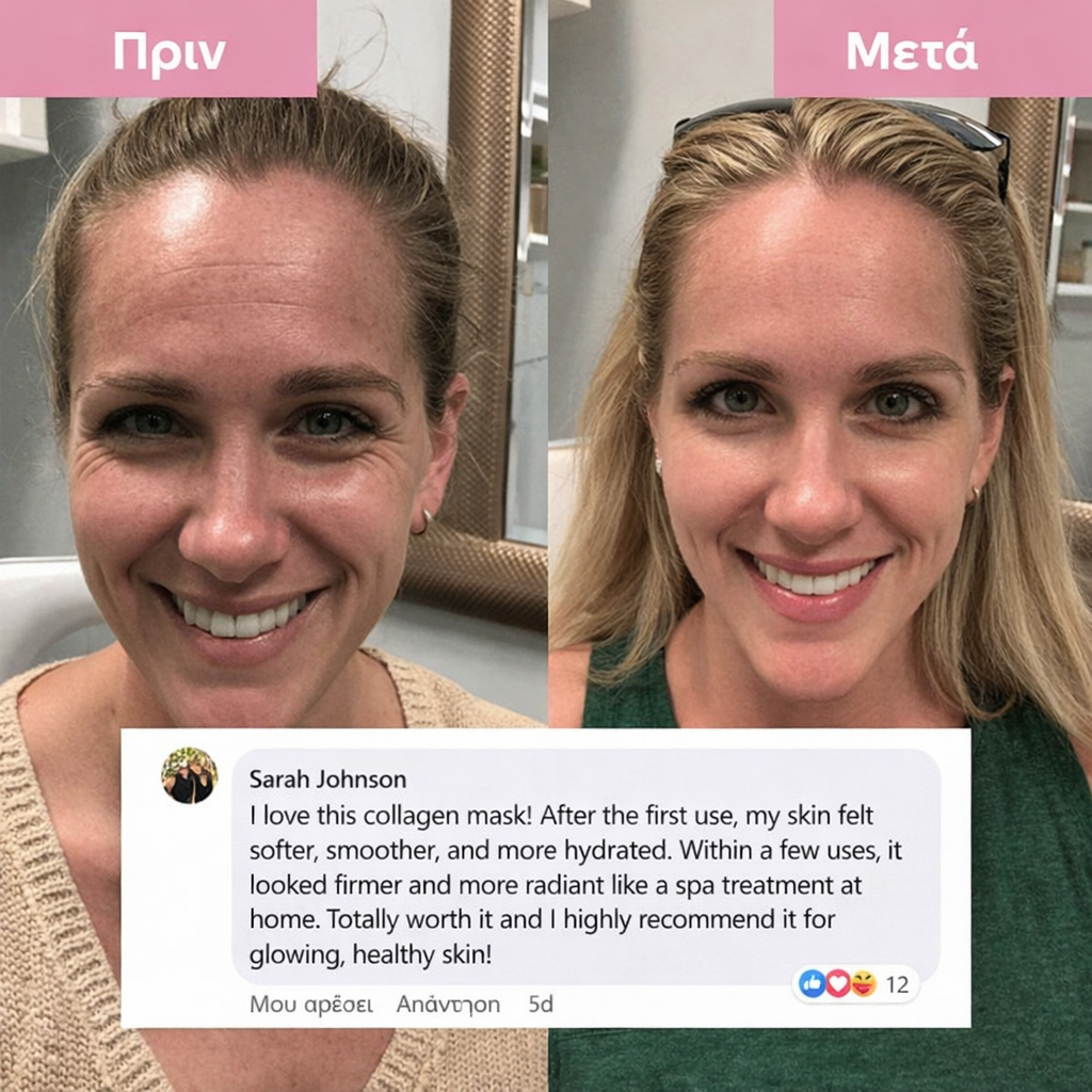 Μάσκα Νύχτας με Κολλαγόνο