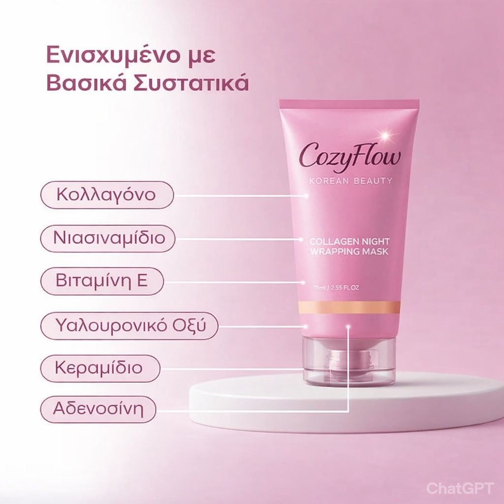 Μάσκα Νύχτας με Κολλαγόνο